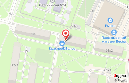 Продовольственный магазин Оазис в Калининском районе на карте