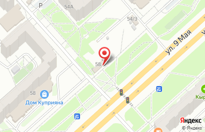 Магазин фруктов и овощей в Советском районе на карте