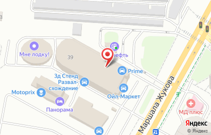 Торговая компания ПромСервис на улице Маршала Жукова на карте