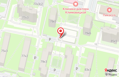 Автостоянка в Москве на карте