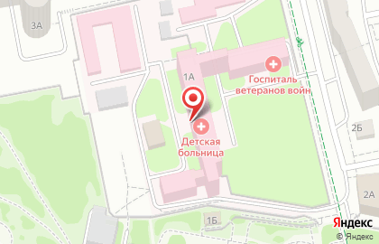 Детская областная клиническая больница на Садовой улице на карте