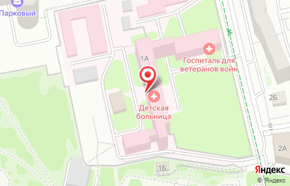 Больница Городская детская больница на карте