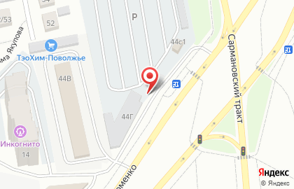 Шиномонтажная мастерская на Сармановском тракте на карте