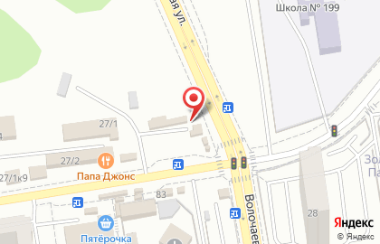 Торгово-сервисная компания Седава в Октябрьском районе на карте