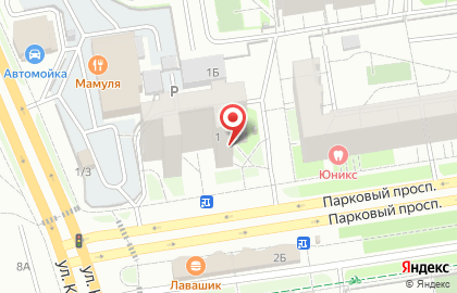 Торгово-сервисная фирма МедМаг на Парковом проспекте на карте