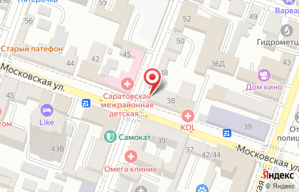 Суши-бар Экспресс суши на Московской улице на карте