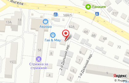 Продуктовый магазин Любимый в Центральном районе на карте