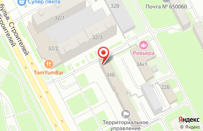 Прокуратура Ленинского района на бульваре Строителей на карте