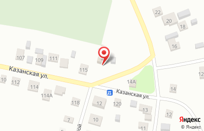 Новая высота на Казанской улице на карте