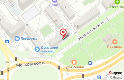 Аренд Арендович, ООО на Московском шоссе на карте