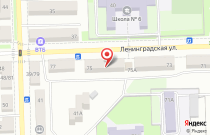 Группа страховых компаний Югория на улице Ленинградской на карте
