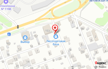 Лесоторговая база в Краснодаре на карте