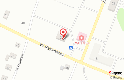 Библиотека №3 на улице Фурманова на карте