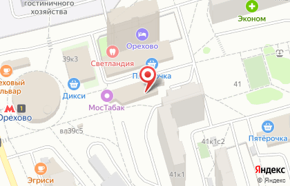 Subway на улице Шипиловский на карте