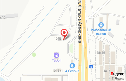 Шиномонтажная мастерская Шинка в Ново-Савиновском районе на карте