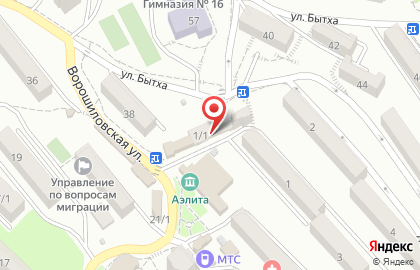 Сервисный центр Сервис Техники на Ворошиловской улице на карте