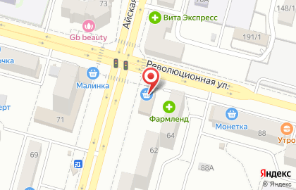 Магазин мясной продукции в Советском районе на карте