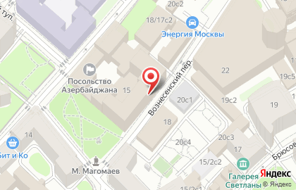 Посольства Украины Гостиница на карте