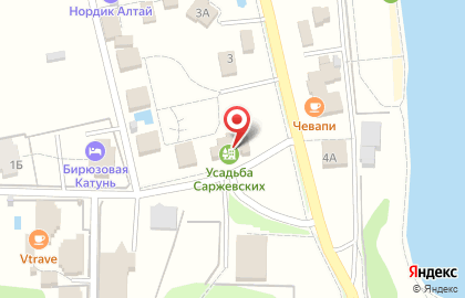 Комплекс отдыха Усадьба Саржевских на Бирюзовой улице на карте