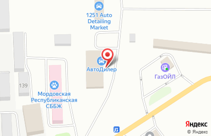 Автосервис АвтоДилер на улице Лодыгина на карте