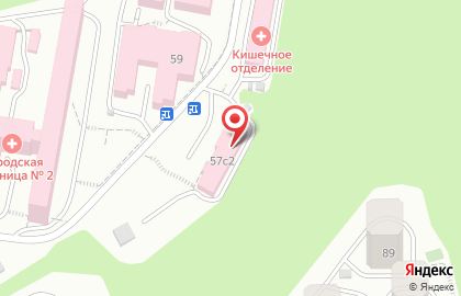 Городская клиническая больница №2 в Советском районе на карте