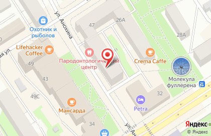 АКБ Пробизнесбанк на улице Анохина на карте
