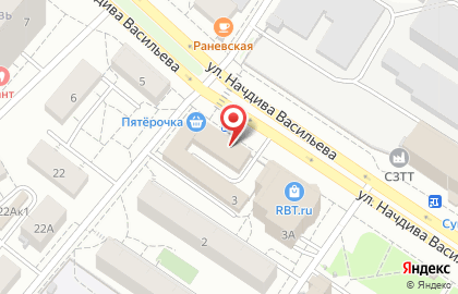 Оптимальный выбор на улице Начдива Васильева на карте