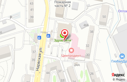 Супермаркет Spar в Ленинградском районе на карте