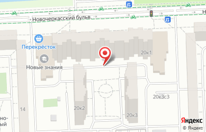 Смышленыш на Новочеркасском бульваре на карте