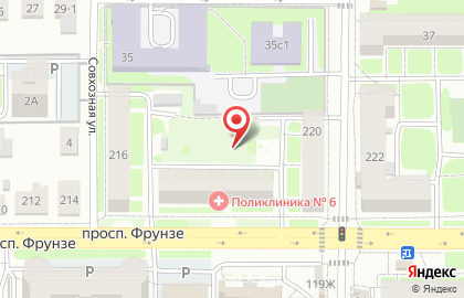 ООО Медика-Томск на проспекте Фрунзе на карте