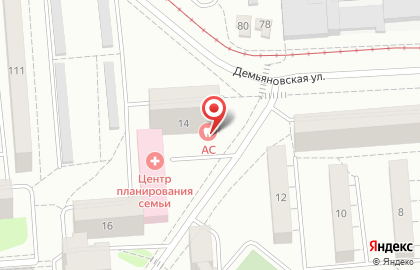 Стоматология АС на Киевской улице на карте