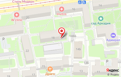 Детский сад №10 в Приморском районе на карте