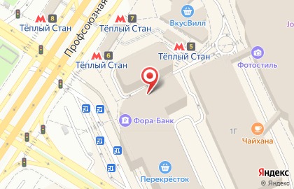 Сеть азиатских кафе ВокМания на Профсоюзной улице на карте