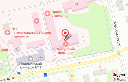 Шатурская Центральная Районная Больница на карте