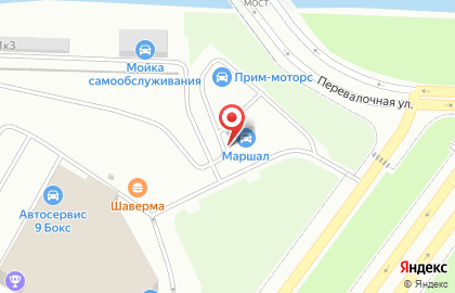Автомойка самообслуживания Маршал на карте