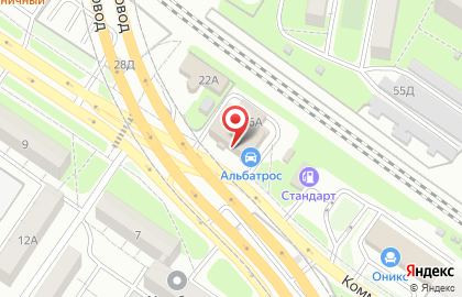 Автотехцентр и сеть магазинов автозапчастей для иномарок Зеленый свет.рф на Коммунистической улице на карте