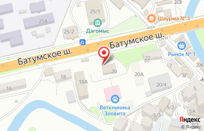 Служба заказа легкового транспорта Три Пятерки на карте