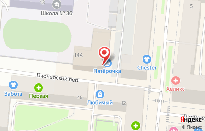 ТЦ Пионер на карте