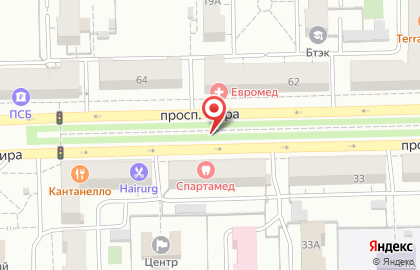 ОАО Восточный экспресс банк на улице Мира на карте