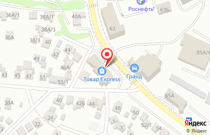 Магазин низких цен Бюджет на улице Серафимовича на карте
