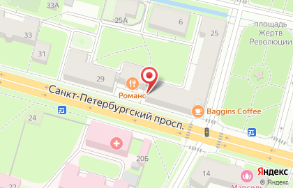 Ювелирный салон Juwell на Санкт-Петербургском проспекте на карте
