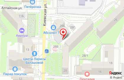 Аллегро на Киевской улице на карте