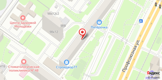 Сервисный центр НоутБЭНД на Профсоюзной улице на карте