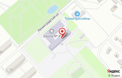 Спортивный клуб Хваран на Ленинградской улице на карте