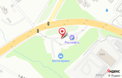 АЗС Роснефть в Первомайском районе на карте