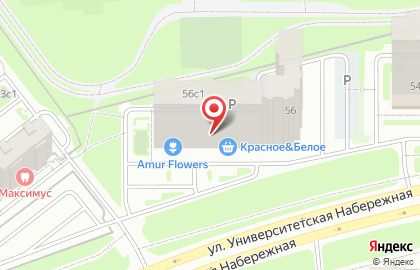 Медицинская лаборатория Биотест на улице Университетская Набережная на карте