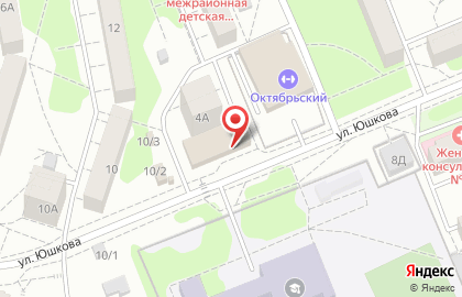 Гастроном Красный Яр в Октябрьском районе на карте