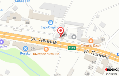 Шиномонтажная мастерская в Новороссийске на карте