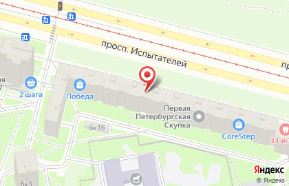 Суши-бар Суши Wok на проспекте Испытателей на карте