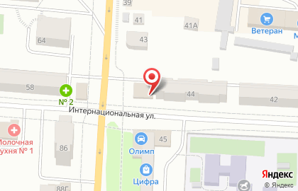 Республиканский центр Управление социальной защиты населения в г. Сарапул на Интернациональной улице на карте